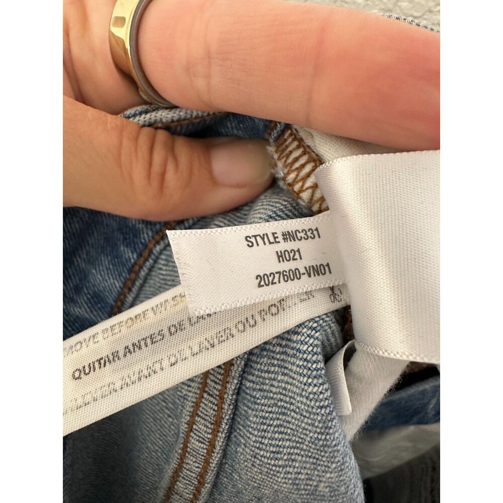 Madewell The Perfect Vintage Straight Jean in Hoye Wash Size 24 - Picture 9 of 10